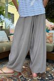 Sandbar Linen Blend Bloom Barrel Pant Mocha Due approx 1 week